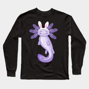 Cute Easter Axolotl Long Sleeve T-Shirt
